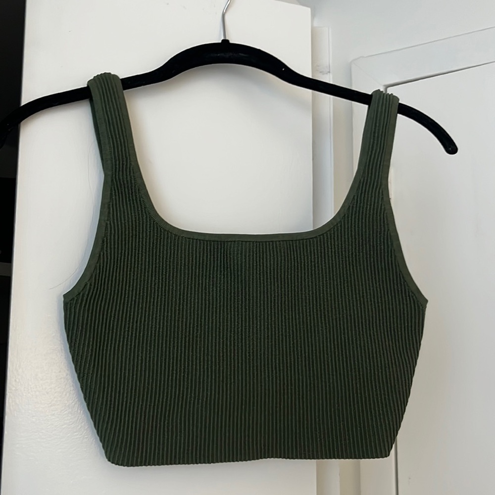 Green Babaton crop top size M